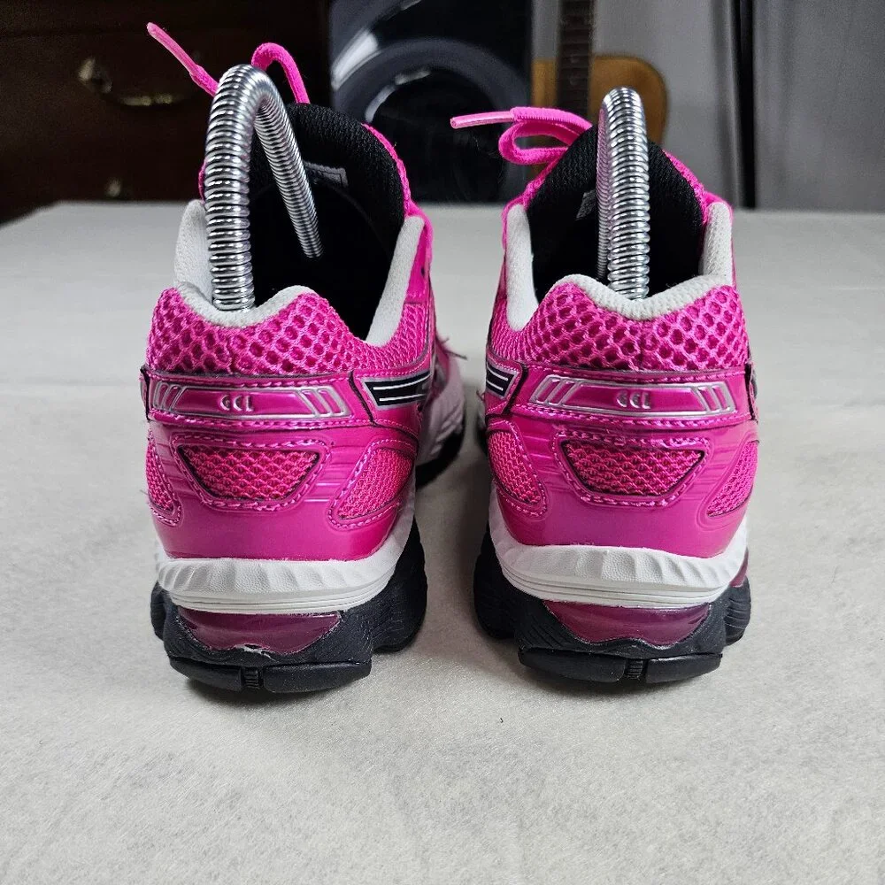 ASICS Gel Nimbus 14 Pink & Black Running Shoes Size 6 - Picture 3 of 6